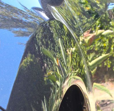 car reflections, abstract images in chrome and car finishes, debi riley art 