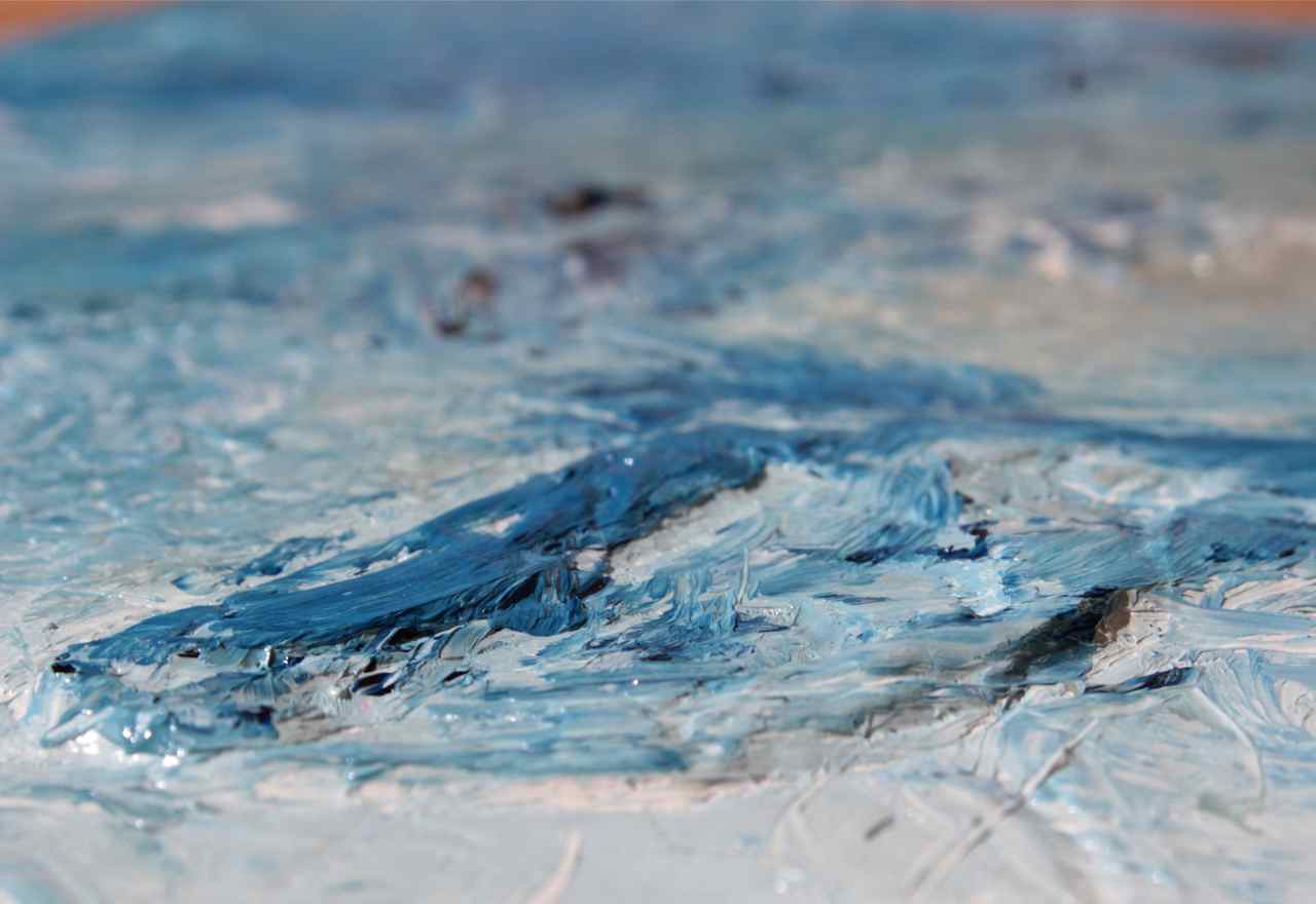 prussian blue oil paint