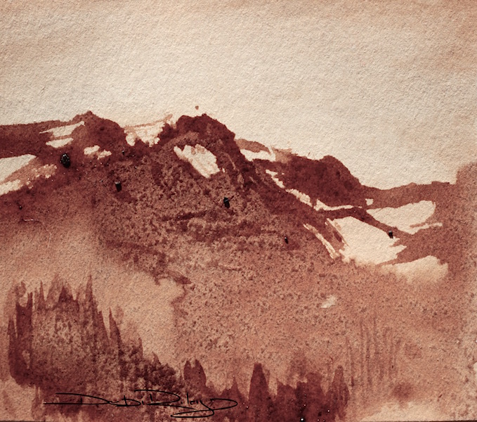 landscape painting in coffee debiriley.com