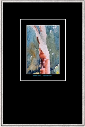 watercolor tree, impressionist landscapes, debiriley.com