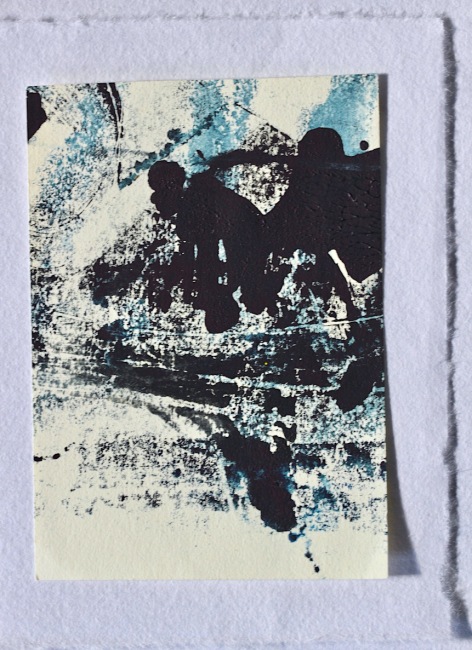 monotype in blue